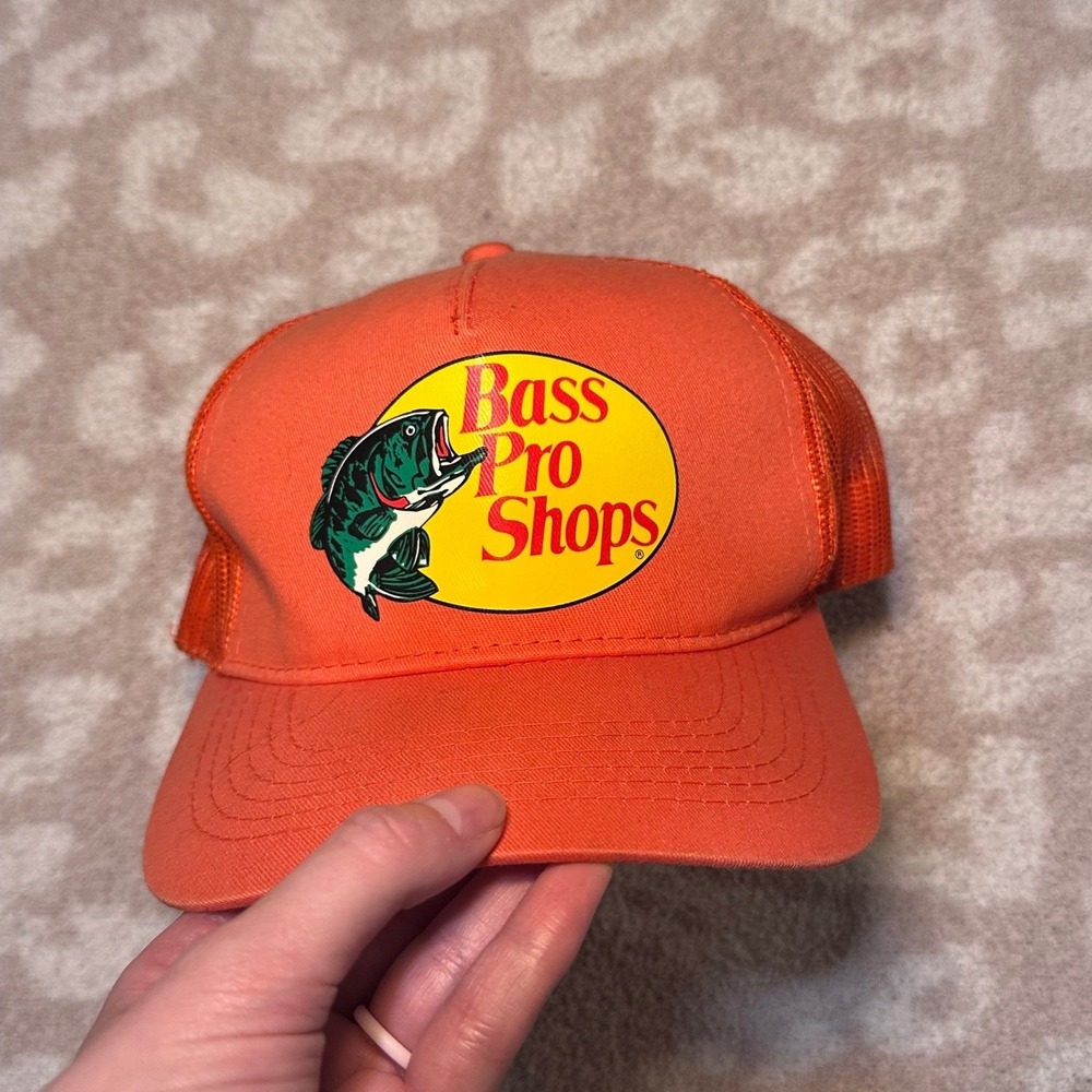 Bass Pro Orange Trucker Hat